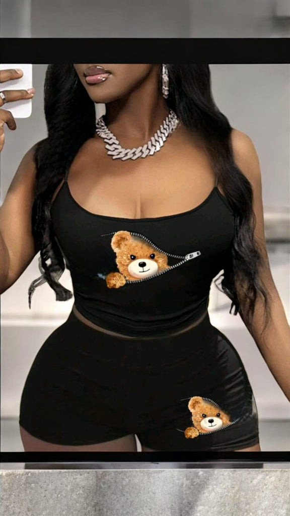 Peek A Boo Teddy 2pcs 🧸🩷