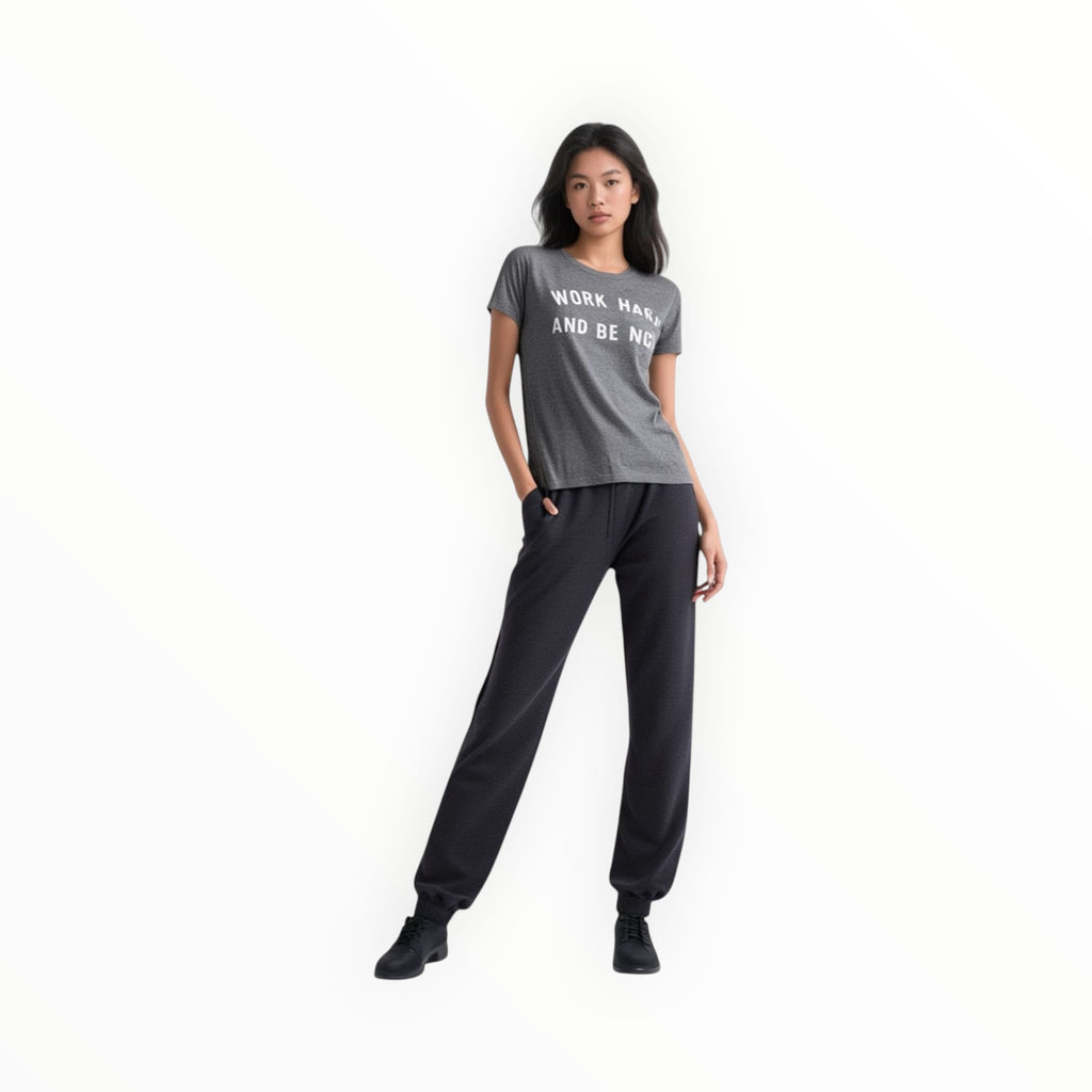 Work Hard and Be Nice Tee 💕 – Motivational Graphic Shirt