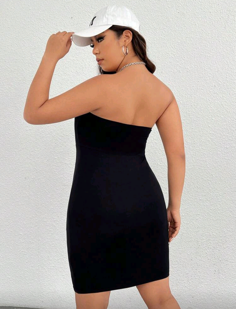 ✨ Classic Strapless Black Bodycon Mini Dress 🖤 | Sexy Little Black Dress for Date Night or Girls’ Night Out 💃🏽